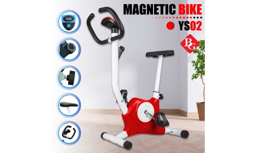 B&G Exercise Bike จักรยานออกกำลังกาย Magnetic Bike รุ่น YS02 (Red)